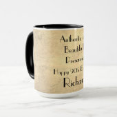 Mug Joyeux 90ème anniversaire (Devant gauche)