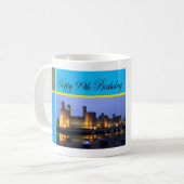 Mug Joyeux 99ème anniversaire Caernarfon Castle (Devant gauche)
