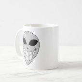 Mug Joyeux Alien sourire dents science-fiction cosmiqu (Devant gauche)