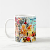 Mug Joyeux anges de Noël trompant (Gauche)