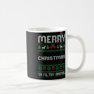 Mug Joyeux animal de Noël sale famille Ya Ugly Xmas