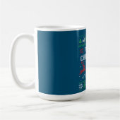 Mug Joyeux animal de Noël sale Ya Great (Gauche)