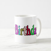 Mug Joyeux anniversaire (Devant droit)