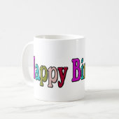 Mug Joyeux anniversaire (Devant gauche)