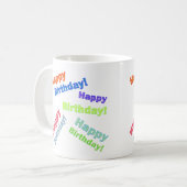 Mug Joyeux anniversaire (Devant gauche)