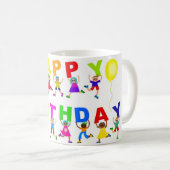 Mug Joyeux anniversaire (Devant droit)