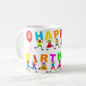 Mug Joyeux anniversaire (Devant gauche)