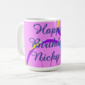 Mug Joyeux anniversaire (Devant gauche)