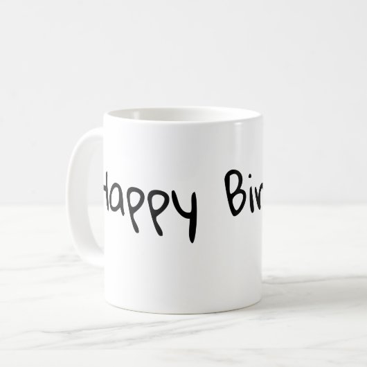 Mug Joyeux anniversaire (Devant gauche)