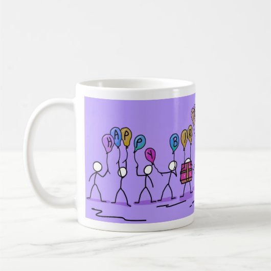 Mug 'Joyeux anniversaire' (Gauche)