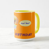 Mug Joyeux anniversaire (Devant droit)