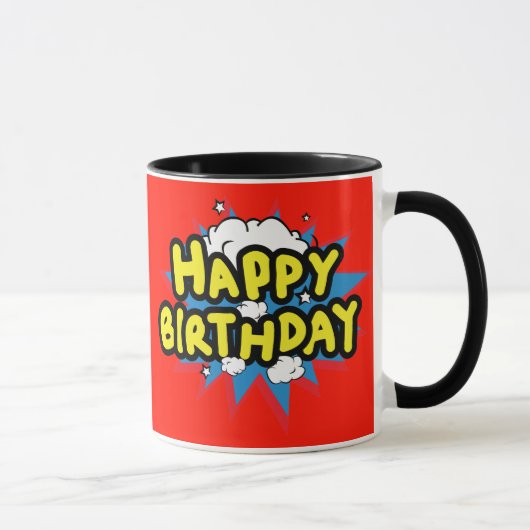 Mug Joyeux anniversaire (Droite)