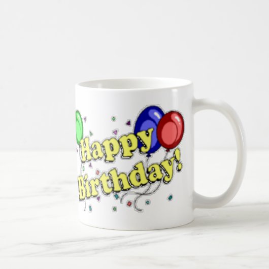 Mug Joyeux anniversaire (Droite)