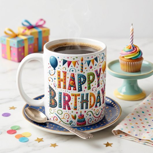 Mug Joyeux Anniversaire