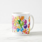 Mug Joyeux anniversaire (Devant droit)
