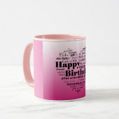 Mug Joyeux anniversaire (Devant gauche)