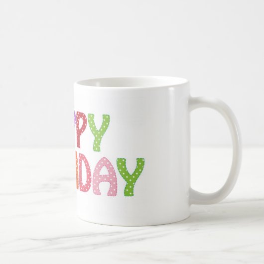Mug Joyeux anniversaire (Droite)