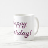 Mug Joyeux anniversaire ! (Devant droit)