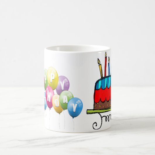 Mug Joyeux anniversaire (Centre)