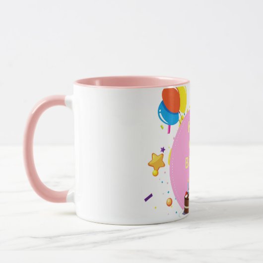 Mug Joyeux anniversaire (Gauche)