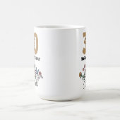 Mug Joyeux anniversaire 30 tasse, Nom personnalisé fle (Centre)