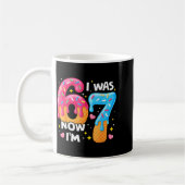 Mug Joyeux Anniversaire 7 Ans J'avais 6 Ans Maintenant (Gauche)