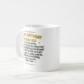 Mug  Joyeux anniversaire 90 ans (Devant gauche)