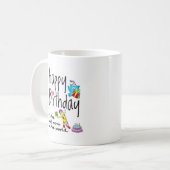 Mug Joyeux anniversaire à la meilleure maman du monde (Devant gauche)