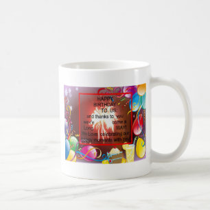 Mug Joyeux Anniversaire à Nous Impression d'Art
