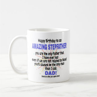 Mug Joyeux anniversaire à un Stepfather Extraordinaire