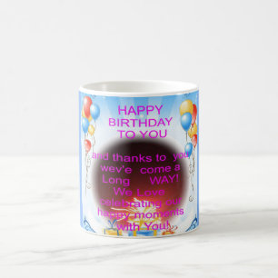 Mug Joyeux anniversaire à vous Art Imprimer