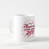 Mug Joyeux anniversaire Amérique (Devant gauche)