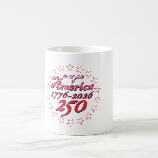 Mug Joyeux anniversaire Amérique (Centre)