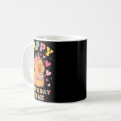 Mug Joyeux anniversaire au drôle d'animal d'anniversai (Devant gauche)