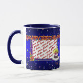 Mug Joyeux Anniversaire Avec Cadre Photo Confetti (Gauche)