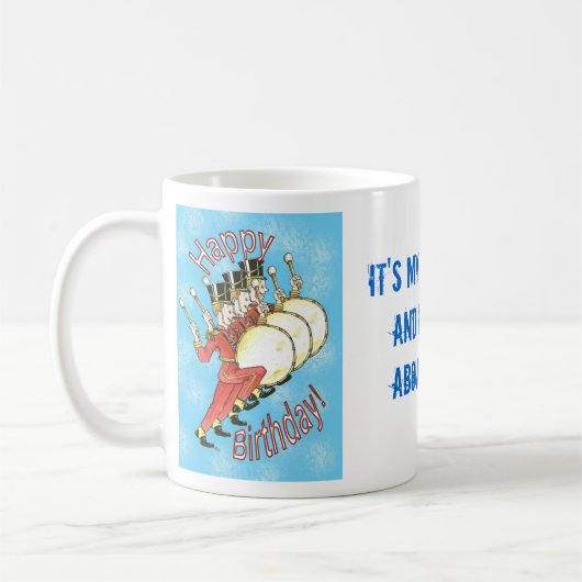 Mug Joyeux Anniversaire -Batteurs (Gauche)