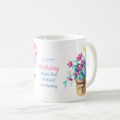Mug Joyeux anniversaire Bengale Cat Mommy - Ajouter un (Devant droit)