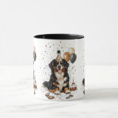 Mug Joyeux anniversaire Bernese Mountain Dog (Centre)