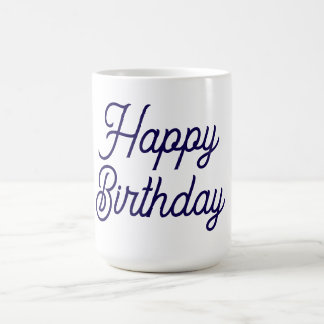 Mug Joyeux Anniversaire Blanc