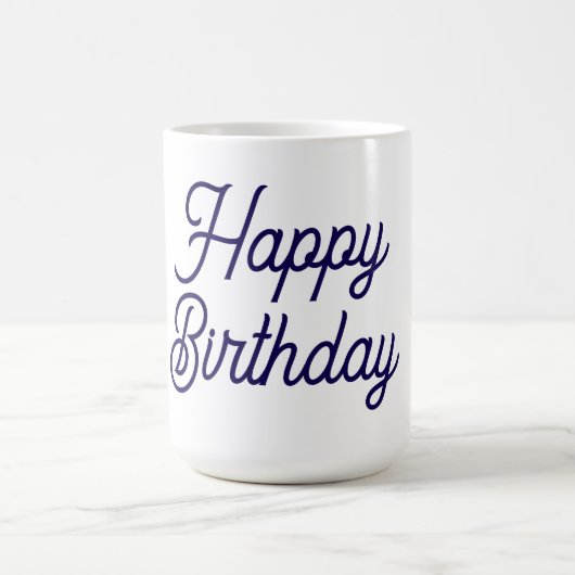 Mug Joyeux Anniversaire Blanc (Centre)