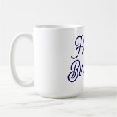 Mug Joyeux Anniversaire Blanc (Gauche)