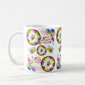 Mug Joyeux Anniversaire Bumblebee Balloons (Gauche)