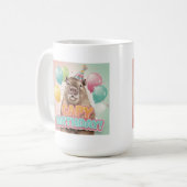 Mug Joyeux Anniversaire Capy ! (Devant gauche)