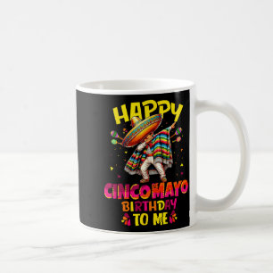Mug Joyeux anniversaire Cinco de Mayo au sombrero mexi