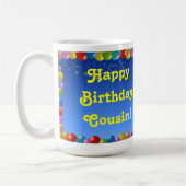 Mug Joyeux Anniversaire Cousin (Gauche)