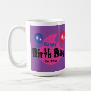 Mug Joyeux Anniversaire – Création de fête de célébrat