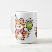 Mug Joyeux anniversaire de la collection design (Devant gauche)