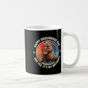 Mug Joyeux anniversaire de la marmotte Football drôle