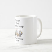 Mug Joyeux anniversaire de travail de votre travail Ma (Devant droit)