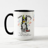 Mug Joyeux anniversaire de votre ami de chien de (Gauche)
